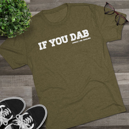 No Dabs Tri-Blend Crew Tee
